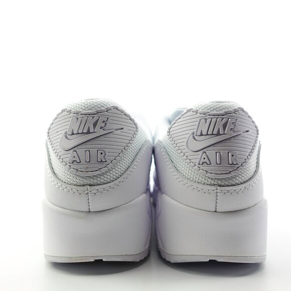 Nike Air Max 90 Triple White Sneakers CQ2560-100 Womens Size 9 - Picture 8 of 11